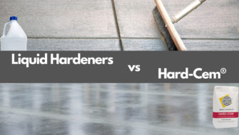 Liquid Hardeners vs Hard-Cem