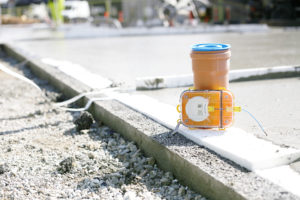 Maturix Sensors are attached to a structure, providing streamlined concrete thermal monitoring.